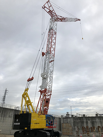 常滑重機有限会社 有限会社常滑荷役 東海市 クレーン作業風景